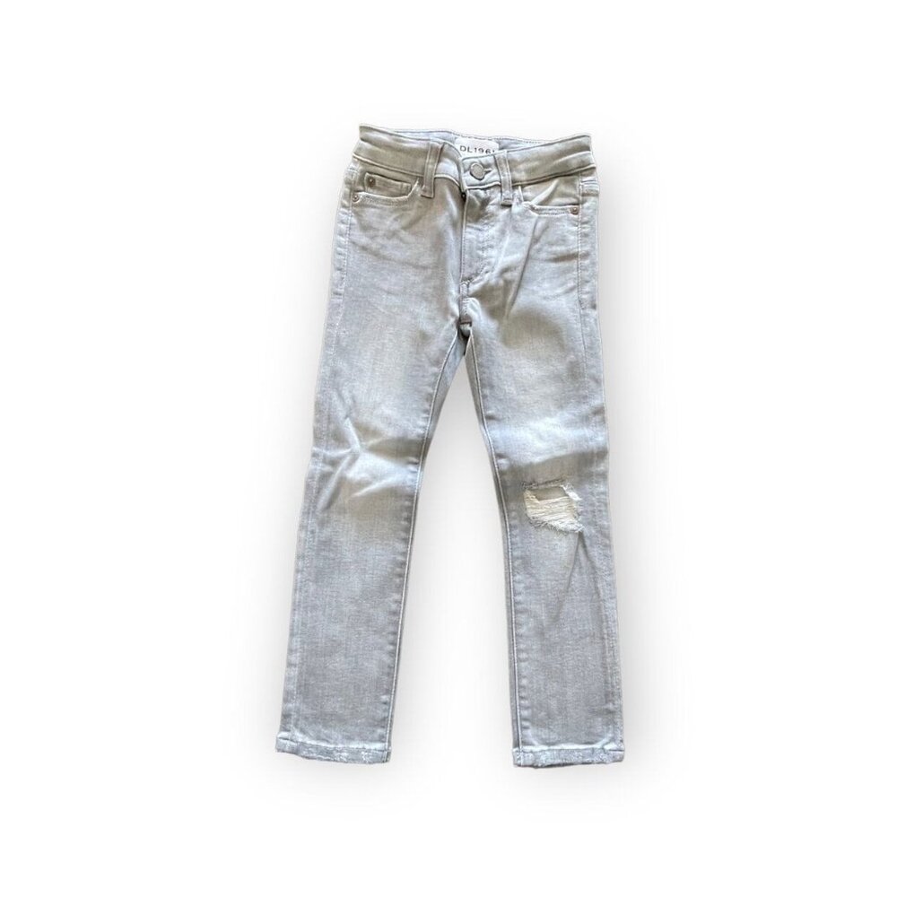 DL1961 Gray Distressed Denim